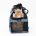thumbnail image 2 of Pet Carrier Soft-Sided Carriers for Cat Carriers Dog Carrier for Small Medium Cats Dogs Puppies Pet Carrier Airline Approved up to 15 Lbs Cat Dog Pet Travel Carrier (Small, Blue), 2 of 6