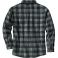 thumbnail image 5 of Legendary Whitetails Men's Navigator Fleece Button Up Long Sleeve Plaid Clothing for Men, Casual Heavyweight Warm Flannel, 5 of 5