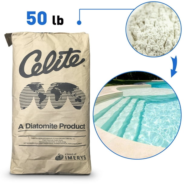 Imerys AquaCel Diatomaceous Earth, DE Swimming Pool Filter Media