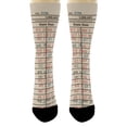thumbnail image 4 of ThisWear Nerdy Gifts Library Card Book Themed Socks Reading Accessories Book Lover Gifts 1-Pair Novelty Crew Socks, 4 of 5