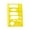 Yellow, variant on 1 Template Ruler Plastic Flowchart Template Portable Tool for Note Taking Planning and Project Management