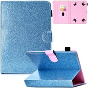 Universal Case for 8.0 inch Tablet, Artyond PU Leather Folio Stand with Card Slots Case for iPad Mini 7.9 8.3/Galaxy Tab 8.0 8.4/Kindle Fire HD8/HD8 Plus and More Android 8.0 inch Tablets, Blue