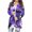 Purple, variant on IROINNID Womens Cardigans Long Sleeve Halloween Animal Cat Pumpkin Print Cardigan Autumn Coat Blouse,Blue