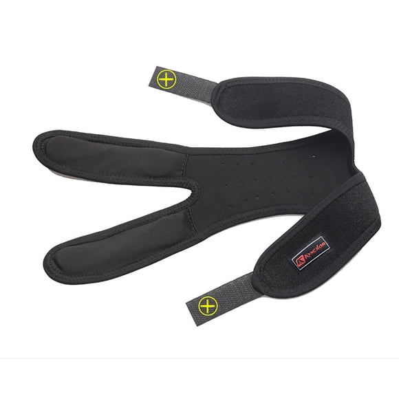 Ainf Attelle de Sport Stabilisatrice à Double Tendon Soutien Genou Sangle Équipement de Protection