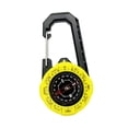 thumbnail image 3 of Colaxi Boussole de Randonnée Multifonctionnelle Compacte avec Mousqueton pour Survie Urgence Alpinisme Camping Jaune, 3 of 8