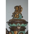 thumbnail image 5 of Nifao Seven Feet Tall Tiered Pond – Outdoor Bronze Fountain, Garden Water Feature, 46"L x 46"W x 84"H, 5 of 11