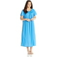 thumbnail image 1 of Shadowline Womens Plus-Size Petals 53 Inch Short Flutter Sleeve Long Gown, 1 of 2