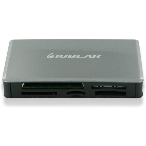 IOGEAR Lecteur/enregistreur de Carte Mémoire Flash 56-en-1 USB 2.0 (Argent)
