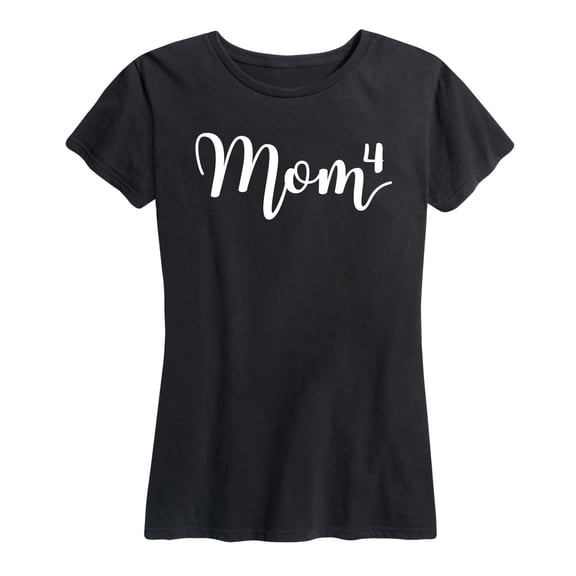 Instant Message - Mom To The Fourth Power Short Sleeve Graphic T-Shirt