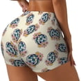 thumbnail image 2 of Kdxio 70s Disco Ball Print Workout Shorts for Women Seamless Soft Smooth Gym Yoga Scrunch Active Shorts, 2 of 5