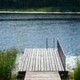 thumbnail image 5 of RecPro 5 Step Aluminum Marine Grade Dock Attachment Flip Up Ladder, Silver, 5 of 11