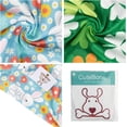 thumbnail image 2 of Dog Shirts 2-Pack St.Patrick's Day & Easter Soft Pet Clothes Breathable Summer Vest for Small Puppy and Stretchy Cat Apparel 2BX12M, 2 of 4