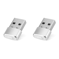 thumbnail image 1 of Mouse Jiggler Mini Cursor de movimiento automático USB indetectable automático para computadora 2PCS, 1 of 8