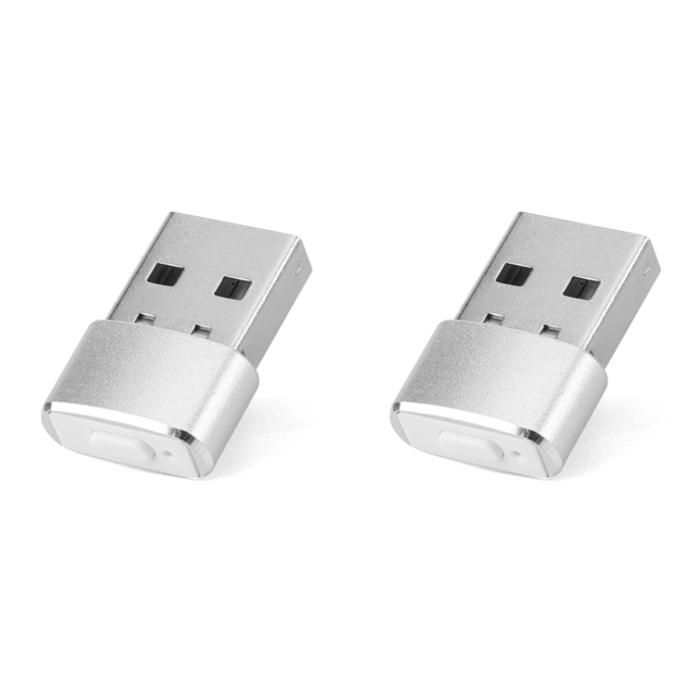 Mouse Jiggler Mini Cursor de movimiento automático USB indetectable automático para computadora 2PCS