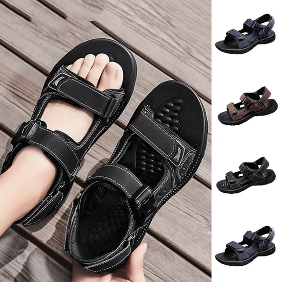 BRGZLK Sandals For Women Men Comfort Arch Support Foam Cushion Hiking Walking Sandles Sport Athletic Shoes Urban Outdoor