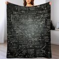 thumbnail image 5 of Math Formula Flannel Throw Blanket for Gifts for Women Men Girls Boys All Seasons, 5 of 8