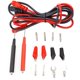 thumbnail image 1 of Kit de 16 Cables de Prueba para Multímetro, Juego de Cables de Prueba de Repuesto + Pinzas de Cocodrilo, Conectores Banana y Sondas de Prueba para Multímetro., 1 of 6