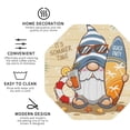 thumbnail image 4 of Bingfone Vintage Hello Summer Cute Gnome Leather Drinks Coasters With Set Of 6,Suitable For Home Kitchen,Coffee Cup Coasters Home Gift, 4 of 9