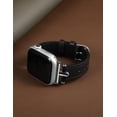 thumbnail image 2 of Wearlizer Leather Band Compatible with Apple Watch Band Women 38mm 40mm 41mm 42mm 44mm 45mm 46mm 49mm Dressy Leather Strap with T-shape Metal Buckle for iWatch Ultra SE Series 10 9 8 7 6 5 4 3, 2 of 6
