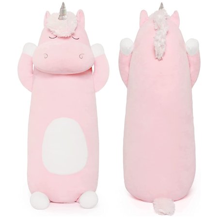 MorisMos Giant Unicorn Plush Stuffed Animal Long Pillow 23.6''
