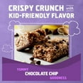 thumbnail image 4 of CLIF Kid Zbar Protein - Chocolate Chip - Crispy Whole Grain Snack Bars - Made with Organic Oats - Non-GMO - 5g Protein - 1.27 oz. (5 Pack), 4 of 5
