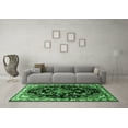 thumbnail image 3 of Ahgly Company Indoor Rectangle Persian Emerald Green Traditional Area Rugs, 5' x 8', 3 of 4