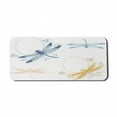 thumbnail image 1 of Dragonfly Computer Mouse Pad, Floral Spring Bugs Wings Flower Petals Animal Nature Themed Motif, Rectangle Non-Slip Rubber Mousepad X-Large, 35" x 15" Gaming Size, Multicolor, by Ambesonne, 1 of 2