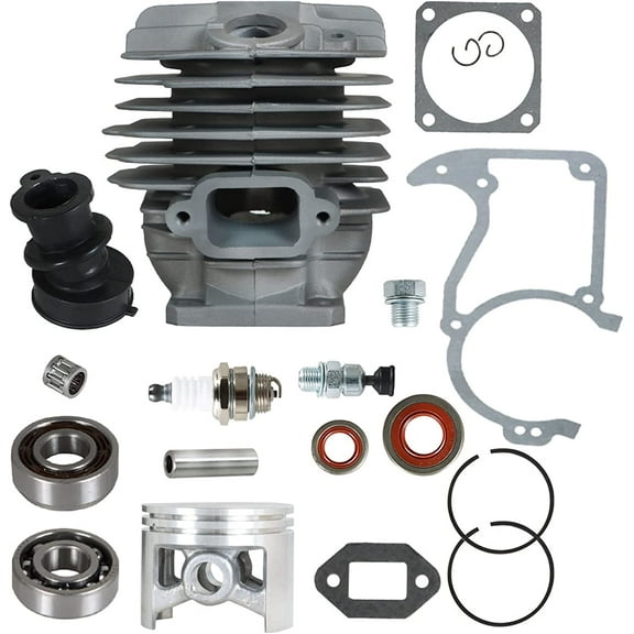 ALL-CARB Cylinder Piston Gasket Kit 1125 020 1215, 1125 020 1213 Replacement for Stihl MS360 036 PRO Chainsaws 48mm