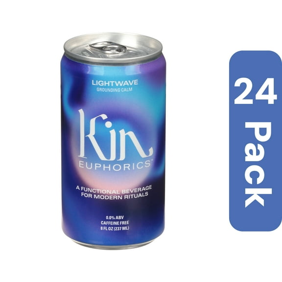 Kin Euphorics Lightwave Calm Mood RTD 8 fl oz (Pack Of 24)