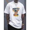 thumbnail image 1 of Camisetas estampadas para hombre, camisetas de cuello redondo, camisetas casuales de manga corta para verano, camisetas para adultos, hombres, mujeres, adolescentes, jóvenes, camisetas de ocio., 1 of 6