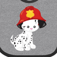 thumbnail image 4 of Inktastic Fireman Dog, Cute Dog, Puppy, Doggo, Dalmatian Boys or Girls Baby Bib, 4 of 4