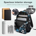 thumbnail image 5 of Aplkyhs Football School Backpack for Boys Girls Ages 6-18 Large Capacity Lightweight Water Resistant Ergonomic Padded Straps for Elementary Middle High School Back to School, 5 of 7