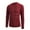 Red, variant on HICBEKETEA Half Turtleneck Long Sleeve Pullover Men Solid Color Round Neck Undershirt Stretch Slim Fit Sweaters