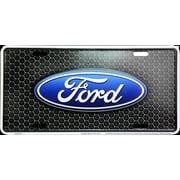HangTime Ford Honeycomb 6 x 12 Embossed aluminum license plate