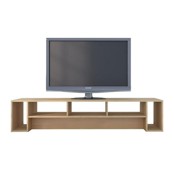Nexera Rustik TV Stand for TVs up to 80 in., Natural Maple