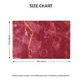 thumbnail image 2 of Rocae Abstract Red Marble Printed Heat Resistant Place Mats,Classic Hemstitch Cloth Fabric Placemats Imitation Linen Place Mat Table Mats 18x12 inch, 2 of 5