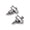 chorme, variant on LOOKSEVEN Guitar String Retainers, T-shaped String Trees for Electric Guitar Headstock-black