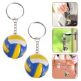 thumbnail image 2 of 2pcs Volleyball Key Chain Volleyball Key Ornament Sports Ball Key Chain Bag Ornaments, 2 of 8