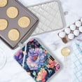 thumbnail image 5 of Yayeee Pot Holders Kitchen Heat Resistant with Pockets 7"x9.8" Cotton Oven Cooking Hot Pads, Puprle Ethereal Floral Harmony, 5 of 7