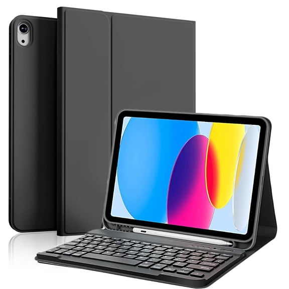 AICase Compatible with iPad A16 11th Generation Case Keyboard For iPad 10th generation Keyboard Case Cover for iPad 11th Gen 11 inch 2025 & 10th Gen 10.9 inch 2022