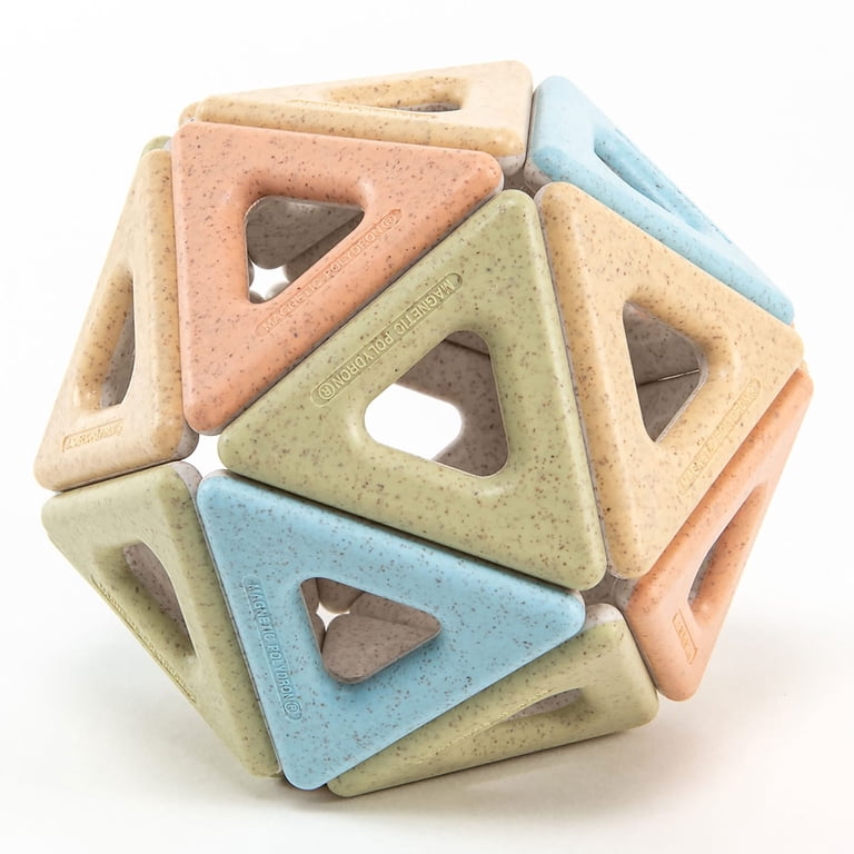 Polydron Basic Set | 164 Piece Magnetic Construction Shapes | Equilateral Triangles, Squares, Pentagons | STEM Learning Toy Age 4+