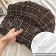 thumbnail image 4 of Twin Sze Fitted Sheet Set - Brown Buffalo Plaid 2 Piece Bedding Sets 16" Deep Pocket Fitted Sheet with 1 Pillowcase, Vintage Farmhouse Checkered Brushed Microfiber Hotel Luxury Bed Sheets, 4 of 9
