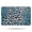 Blue Leopard Print, variant on Blue Leopard Print Bathroom Rugs Mat,Non Slip Microfiber Bathroom Rug,Rubber Backing,Soft Bathroom Mats for Bathroom Floor,Tub and Shower,17x27in(43x68cm)