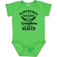 thumbnail image 3 of Inktastic Handpicked for Earth by My Grandma in Heaven Angel Wings Boys or Girls Baby Bodysuit, 3 of 5