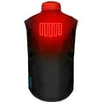 thumbnail image 6 of Men's ActionHeat  Black Detroit Lions 5V Softshell Battery Heated Full-Zip Vest, 6 of 7