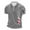 Dark Gray, variant on Men's Casual Independence Day Print Polo Short Sleeve T-Shirt Patriotic Themed Collared Shirt, Breathable Fabric, Comfort Fit for Holiday, BBQ, and Casual Events,Black M