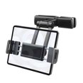 thumbnail image 3 of Asiento trasero universal Reposacabezas Soporte telescópico Soporte para teléfono móvil Soporte giratorio de 360 ​​grados Accesorio automotriz para tableta trasera automática Inevent EL005041-00B, 3 of 7
