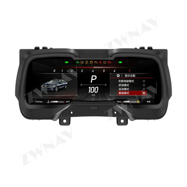 ZWNAV For Chevrolet Camaro 2011-2015 Car LCD Digital Cluster Virtual Cockpit Speedometer Dashboard Instrument Panel