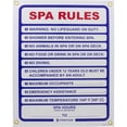 thumbnail image 2 of Pentair R230300 Spa Rules Pool Sign, 2 of 2