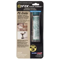 PC Products PC-Crete Epoxy Putty, 2oz Tube, Concrete Gray (25581)